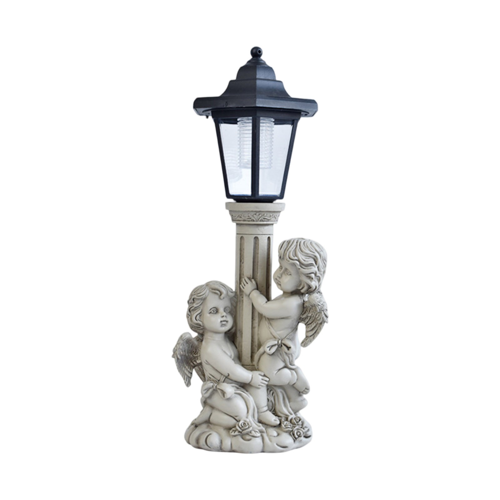 Garden Angel Statue Solar Post - Outdoor Power Post recension och pris