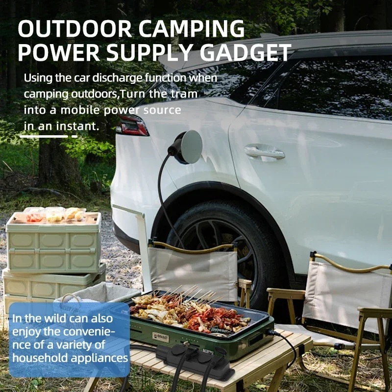 Portable 16A 4KW Electric Car  - Outdoor Power Wire recension och pris