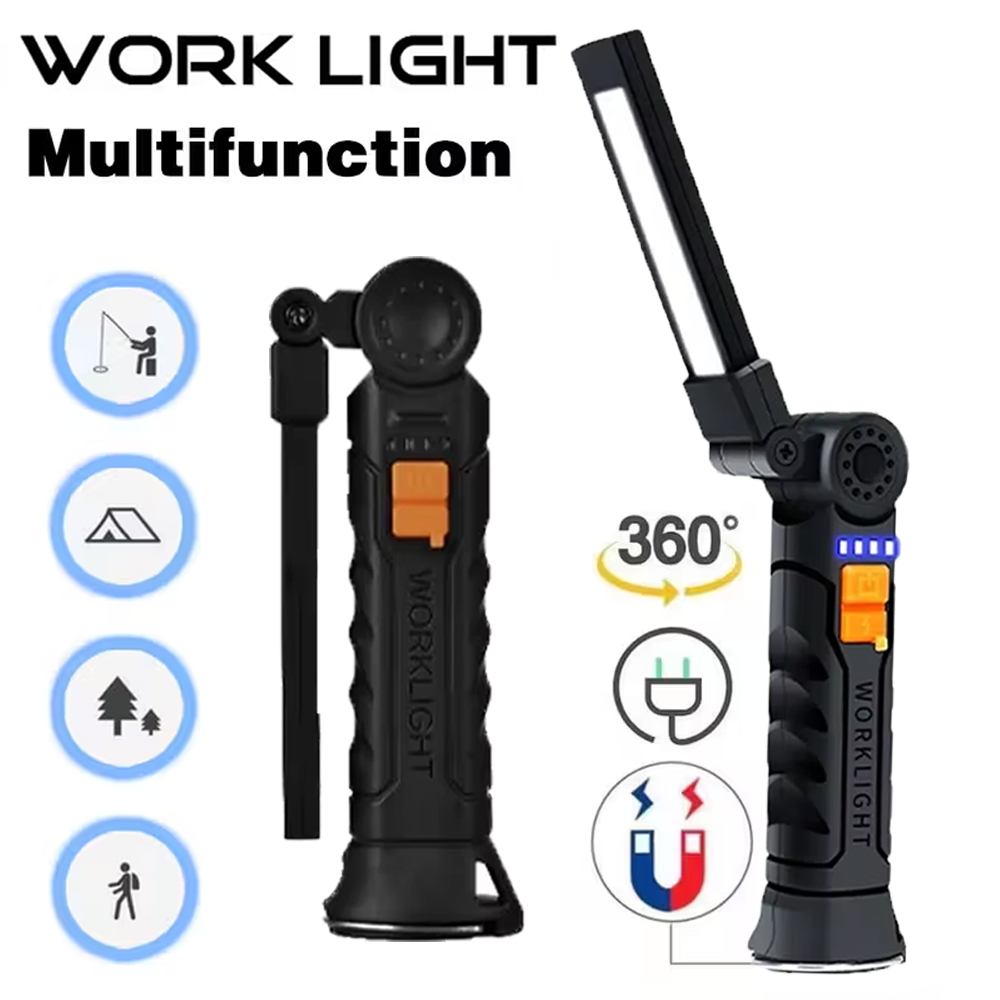 Portable COB LED Flashlight US - Outdoor Usb Power Bank recension och pris