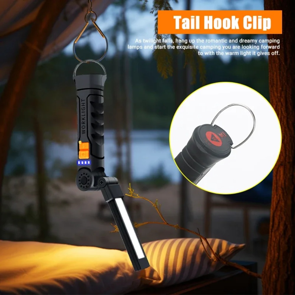 Portable COB LED Flashlight US - Outdoor Usb Power Bank recension och pris