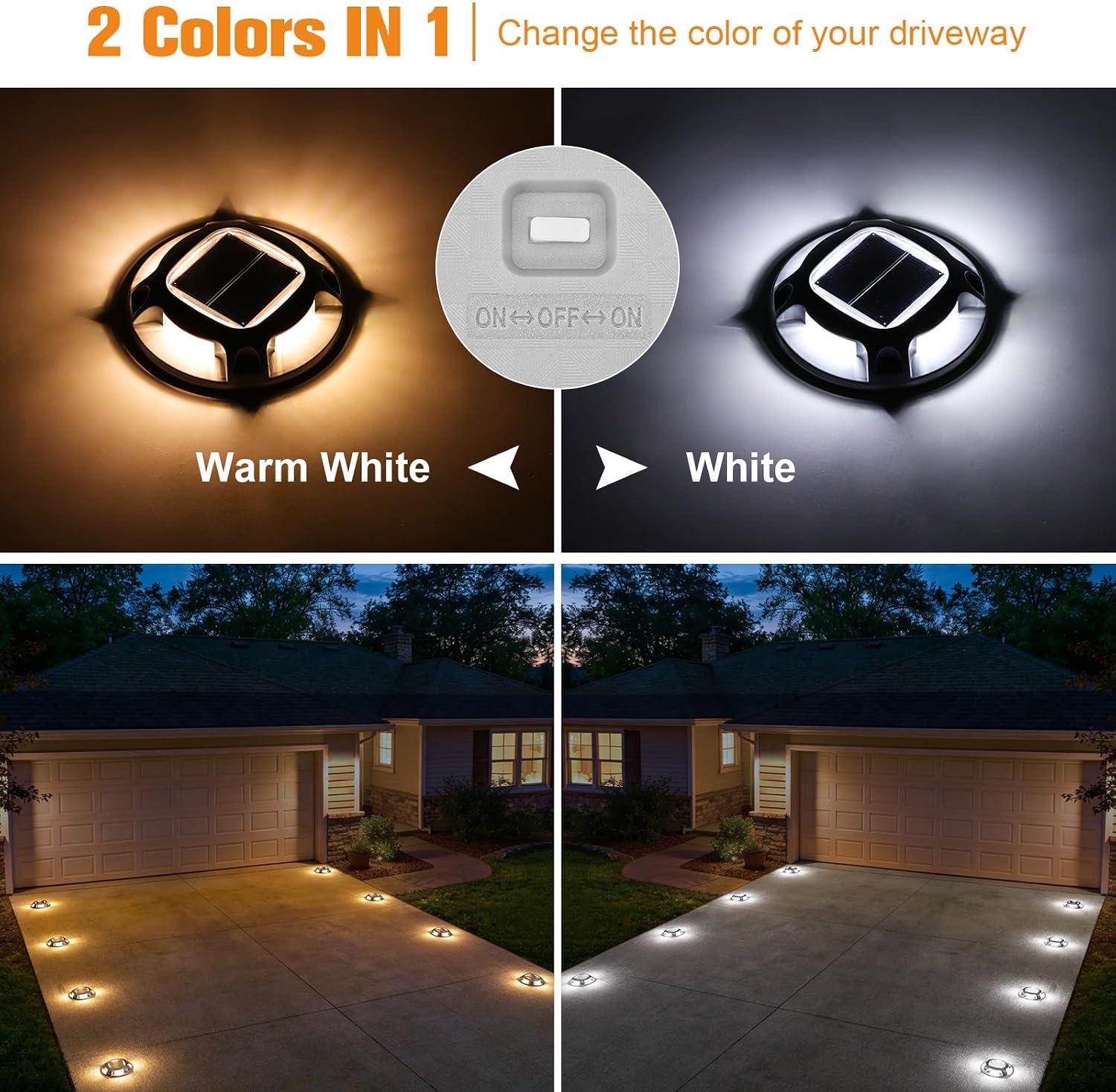 Solar Driveway Marker Lights D - Outdoor Power Pack recension och pris