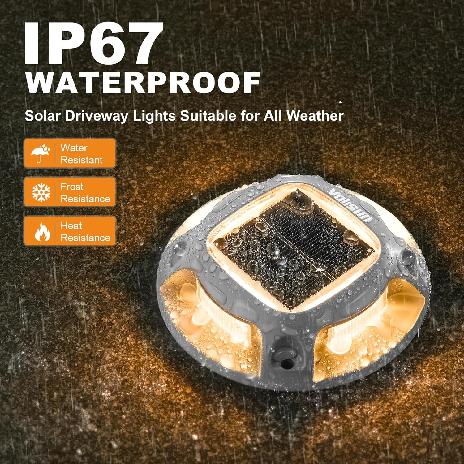 Solar Driveway Marker Lights D - Outdoor Power Pack recension och pris