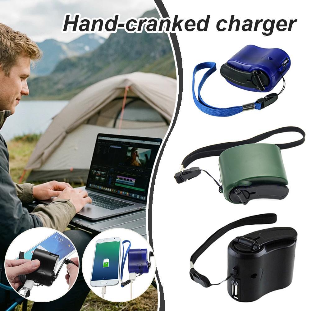 Hand-Crank USB Emergency Charg - Outdoor Power Pack recension och pris