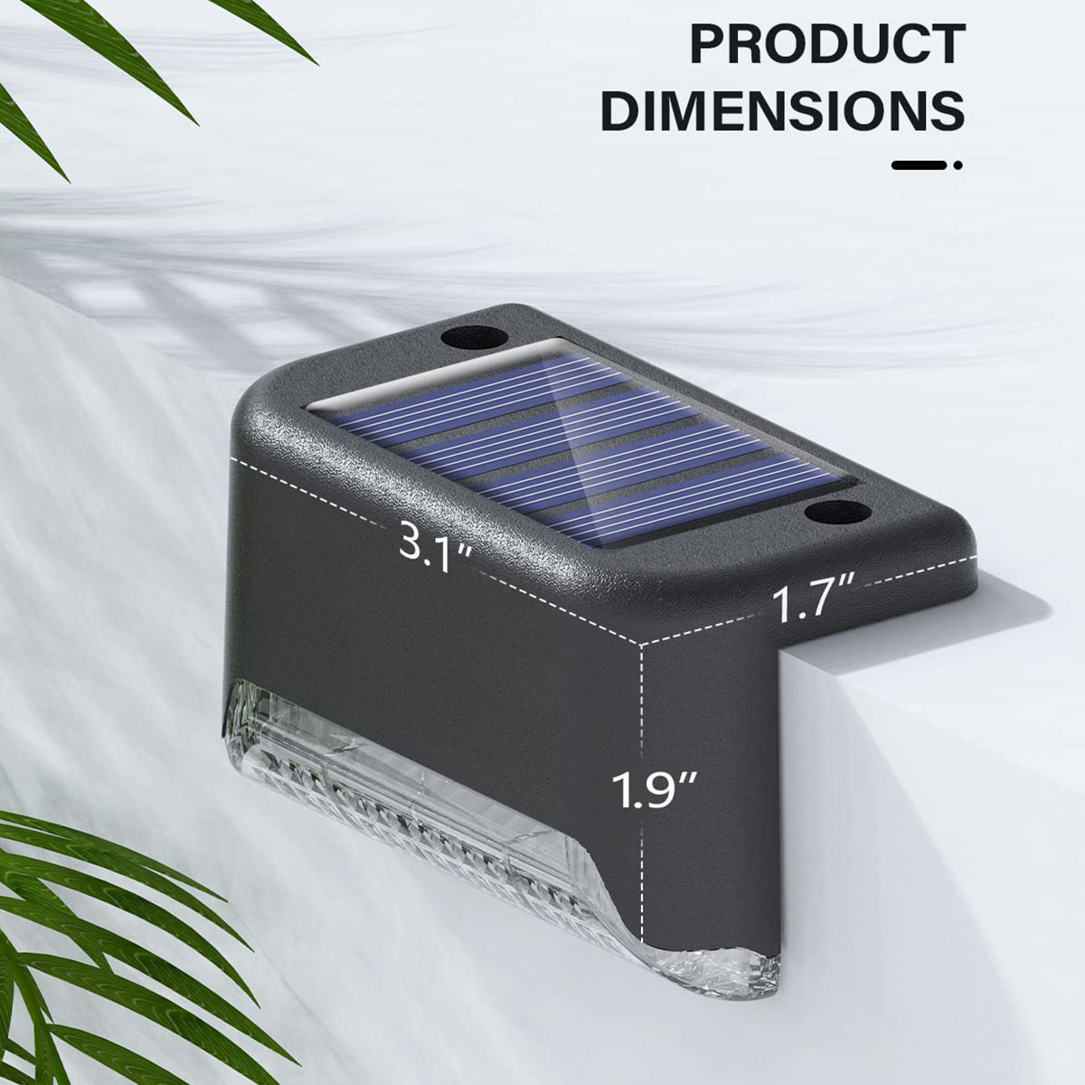 4/12 Pack Deck Lights Solar Po - Outdoor Power Pack recension och pris