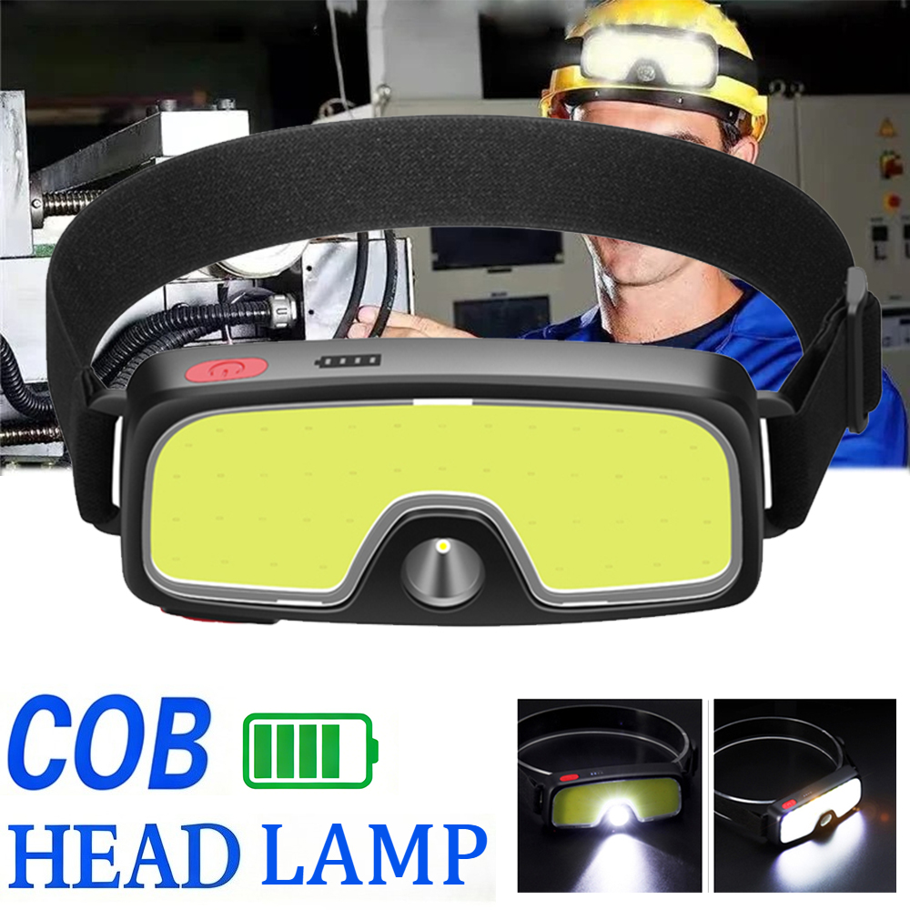 Powerful COB Headlamp Type-c/U - Outdoor Usb Power Bank recension och pris