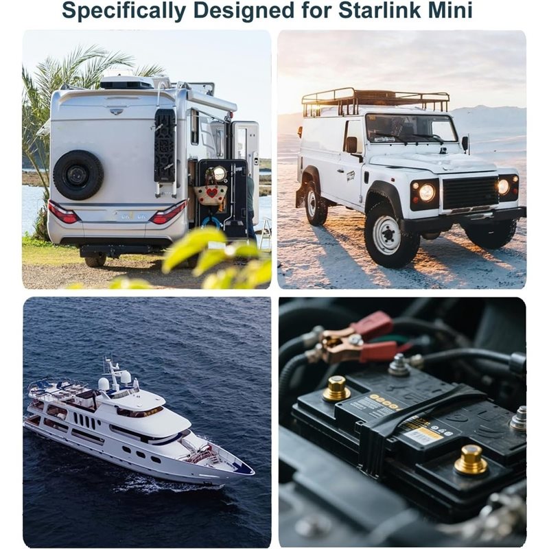 DT19-For Starlink Mini 12V Pow - Outdoor Power Pack recension och pris