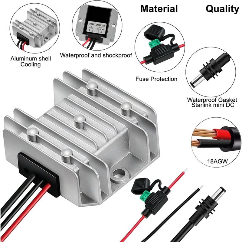 DT19-For Starlink Mini 12V Pow - Outdoor Power Pack recension och pris