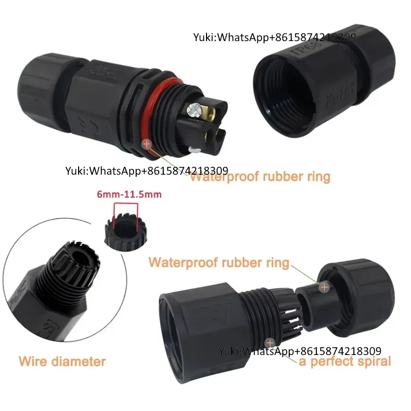 IP68 Waterproof Cable T Tap El - Outdoor Power Wire recension och pris