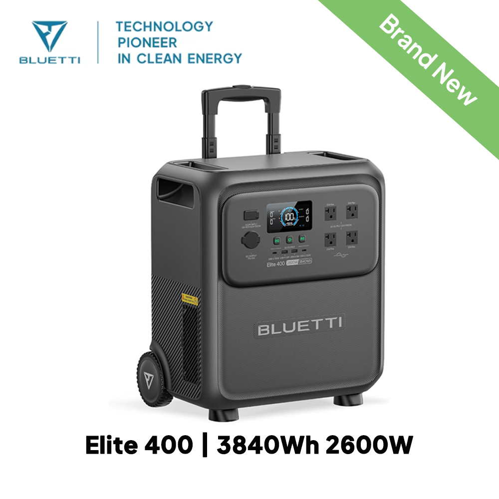 BLUETTI Elite 400 2600W 3840Wh - Outdoor Power Pack recension och pris