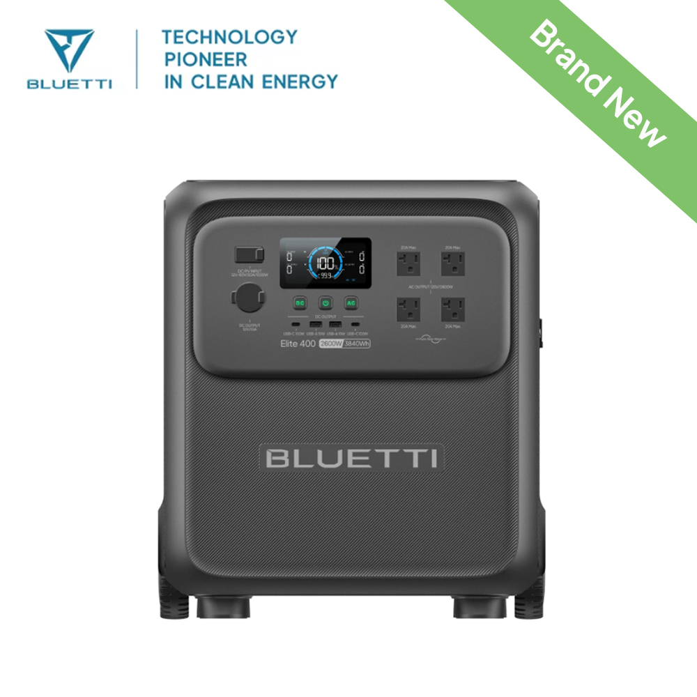 BLUETTI Elite 400 2600W 3840Wh - Outdoor Power Pack recension och pris
