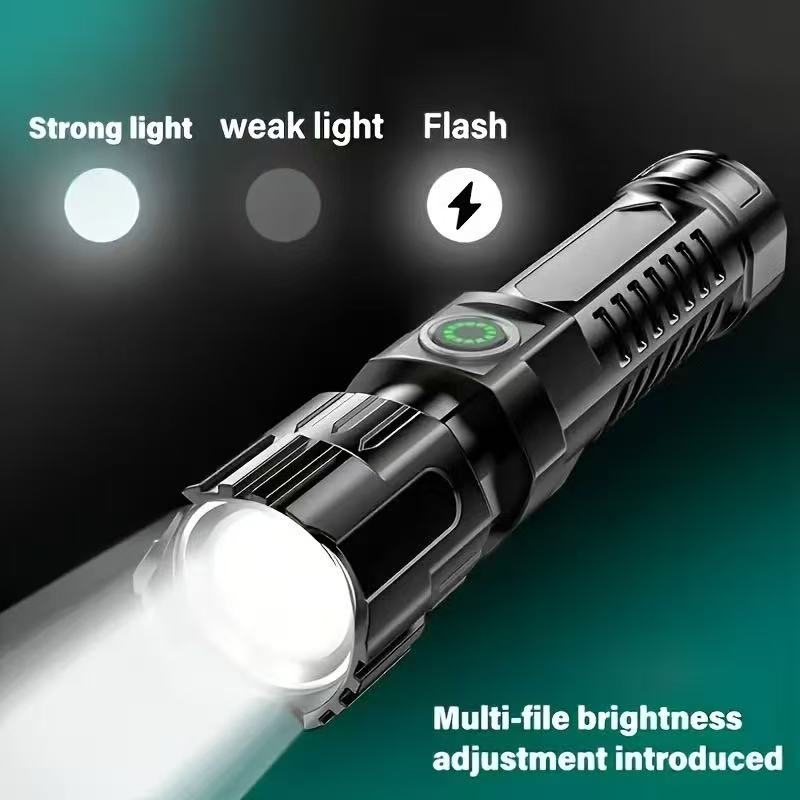 New High-power Led Flashlight  - Outdoor Usb Power Bank recension och pris