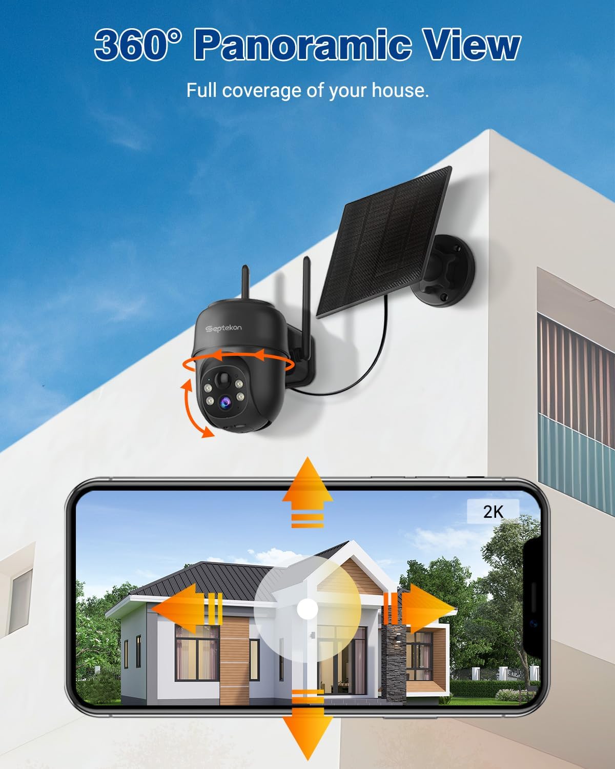 2K Solar Wireless Outdoor Secu - Outdoor Power Pack recension och pris