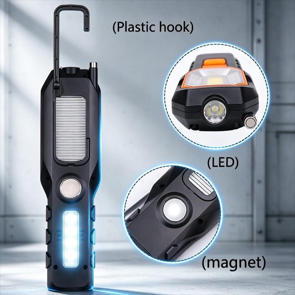 New LED Work Light Built‑in Ba - Outdoor Usb Power Bank recension och pris